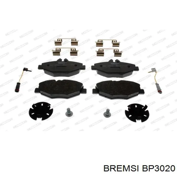 Передние тормозные колодки BP3020 Bremsi