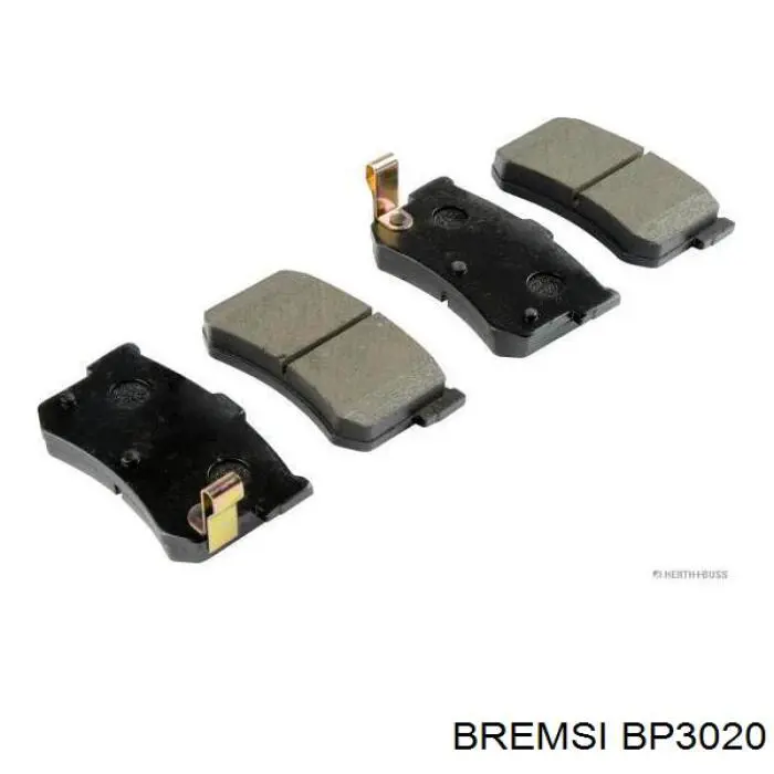 Купить BP3020 Bremsi Колодки тормозные