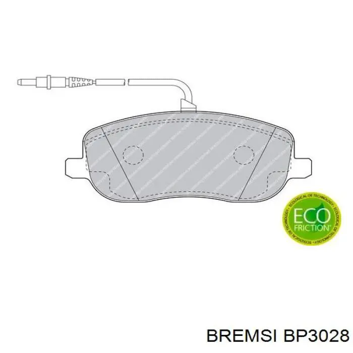 Колодки Bremsi BP3028 цена, от 24.39 USD