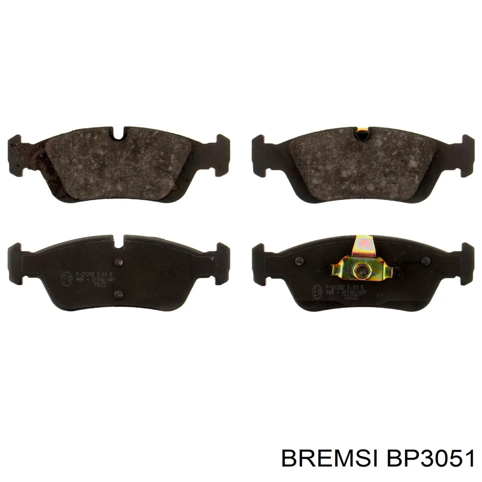 Колодки дисковые  Bremsi BP3051 цена, от 17.18 USD