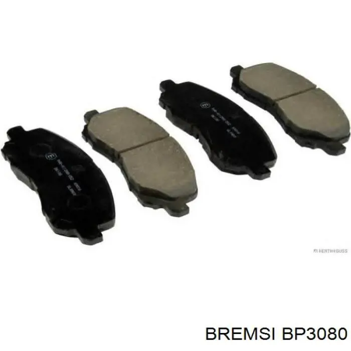 Передние тормозные колодки BP3080 Bremsi