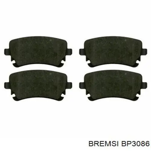 Задние дисковые колодки Bremsi BP3086