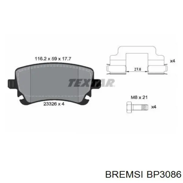 BP3086 Bremsi