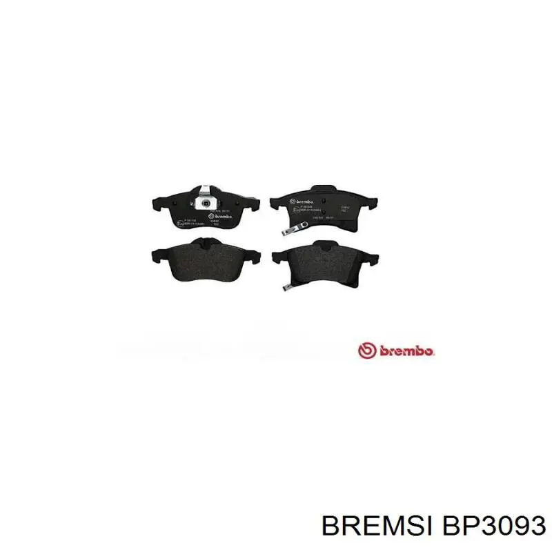 Колодки Bremsi BP3093 цена, от 23.17 USD