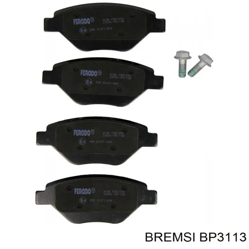Тормозные колодки Bremsi BP3113