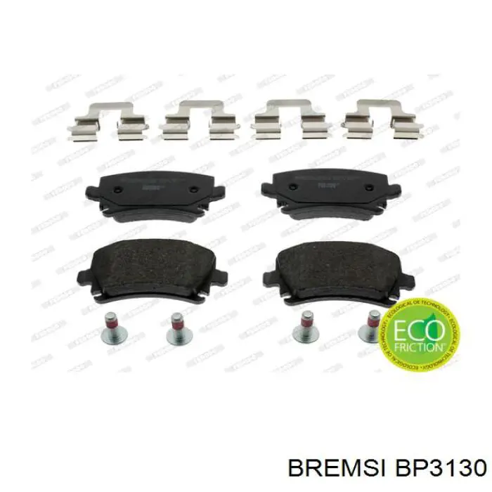 Колодки дисковые  Bremsi BP3130 цена, от 17.51 USD