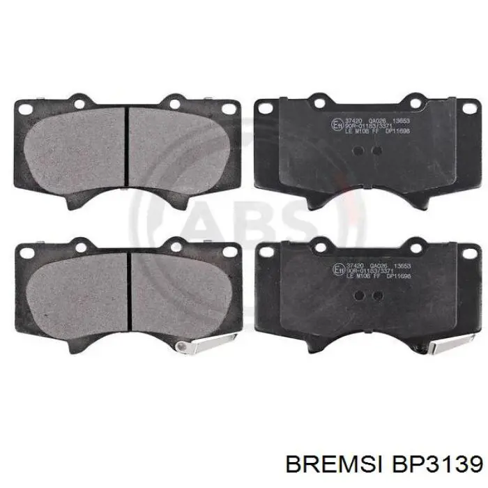 Колодки Bremsi BP3139 цена, от 24.89 USD