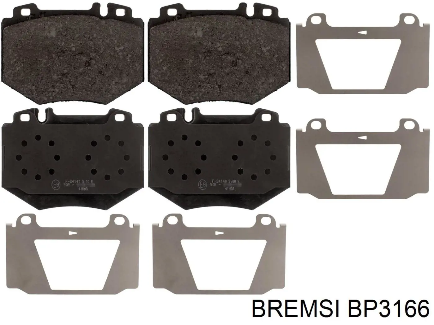 Колодки Bremsi BP3166 цена, от 41.90 USD