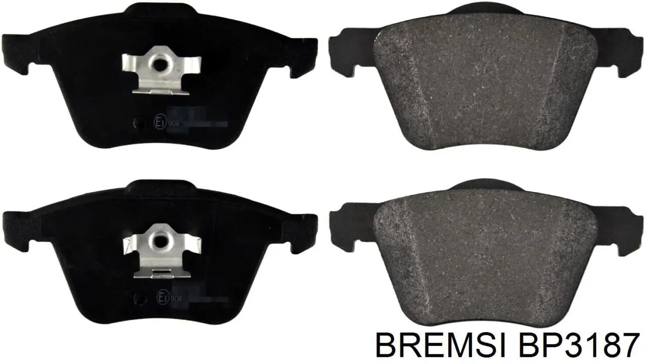 Колодки Bremsi BP3187 цена, от 25.08 USD
