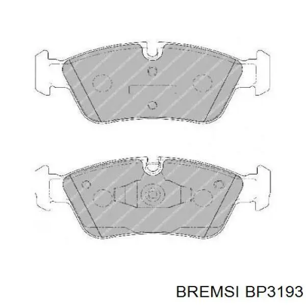 Купить BP3193 Bremsi Колодки тормозные