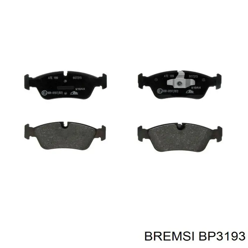 Тормозные колодки Bremsi BP3193