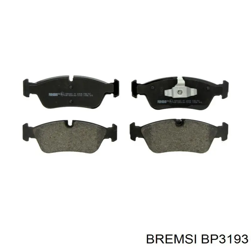 Колодки Bremsi BP3193 цена, от 23.51 USD