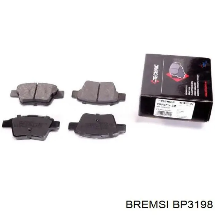 Колодки дисковые  Bremsi BP3198 цена, от 17.63 USD