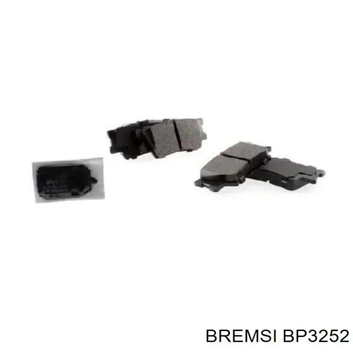 BP3252 Bremsi Колодки тормозные дисковые комплект