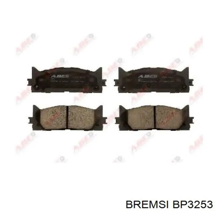 Купить BP3253 Bremsi Колодки тормозные