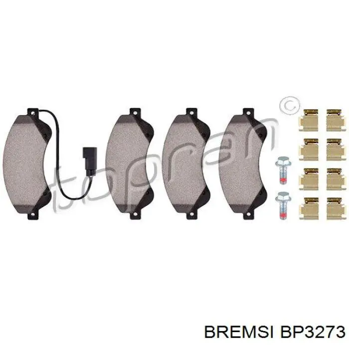 Купить BP3273 Bremsi Колодки тормозные