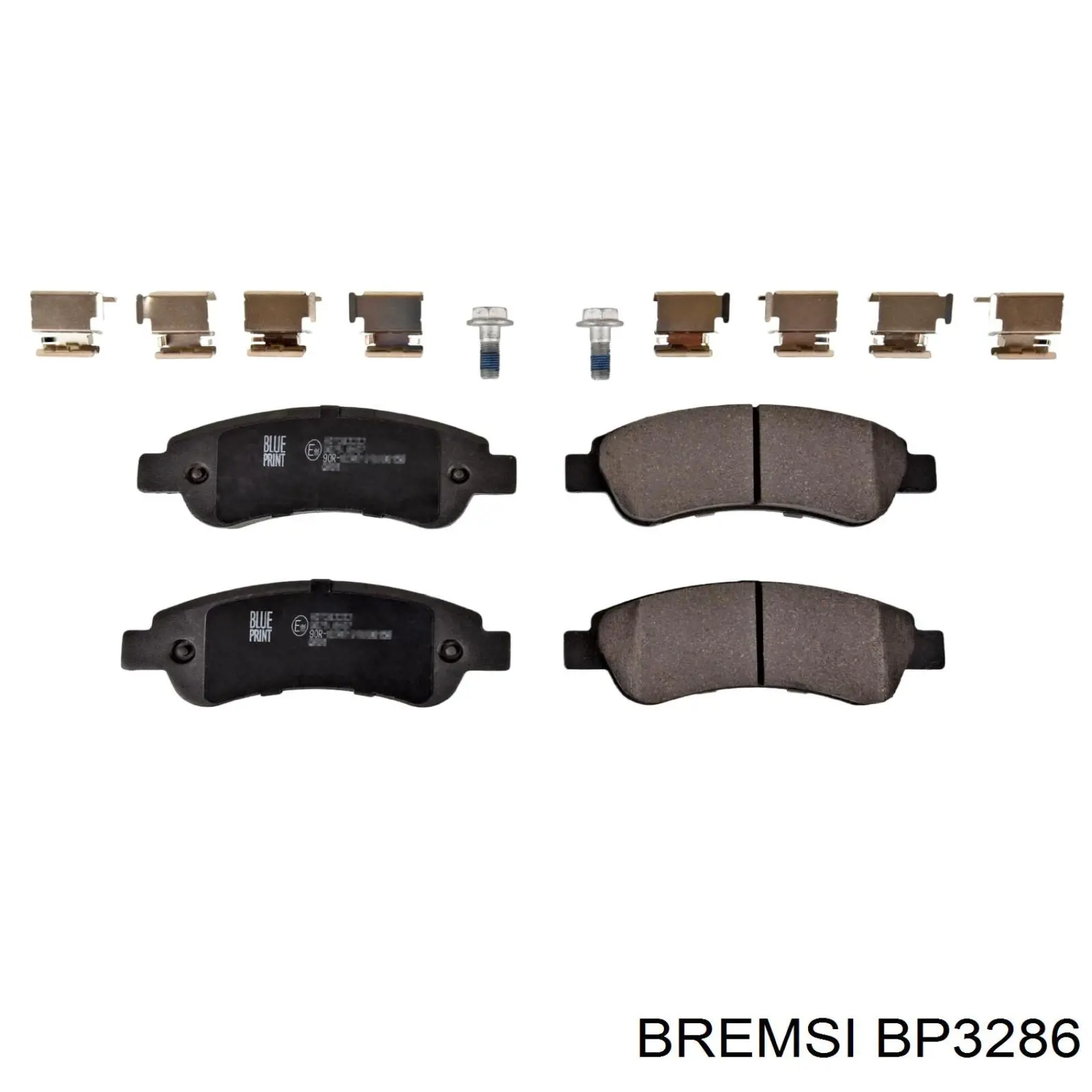 Колодки дисковые  Bremsi BP3286 цена, от 16.56 USD