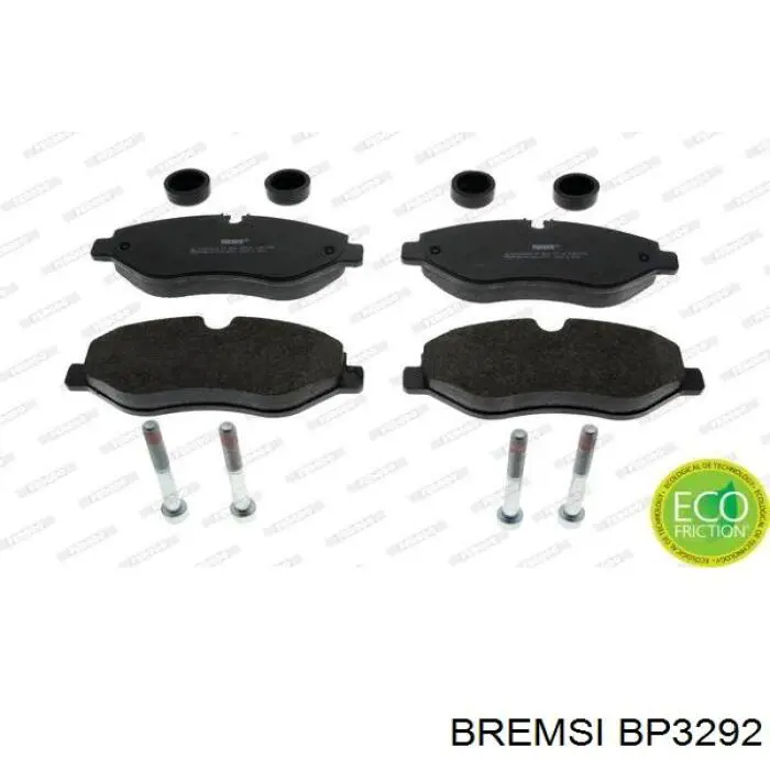 Pastillas de freno delanteras BP3292 Bremsi