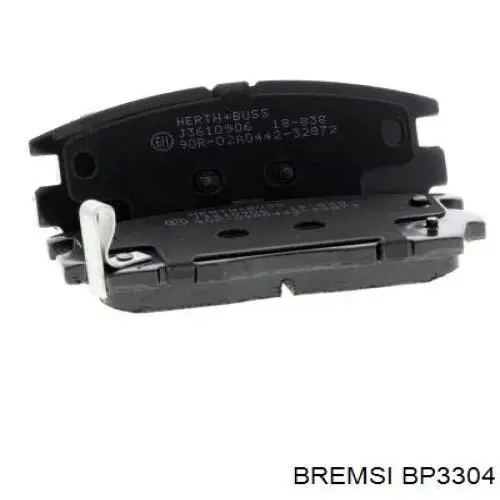 Колодки дисковые  Bremsi BP3304 цена, от 19.16 USD