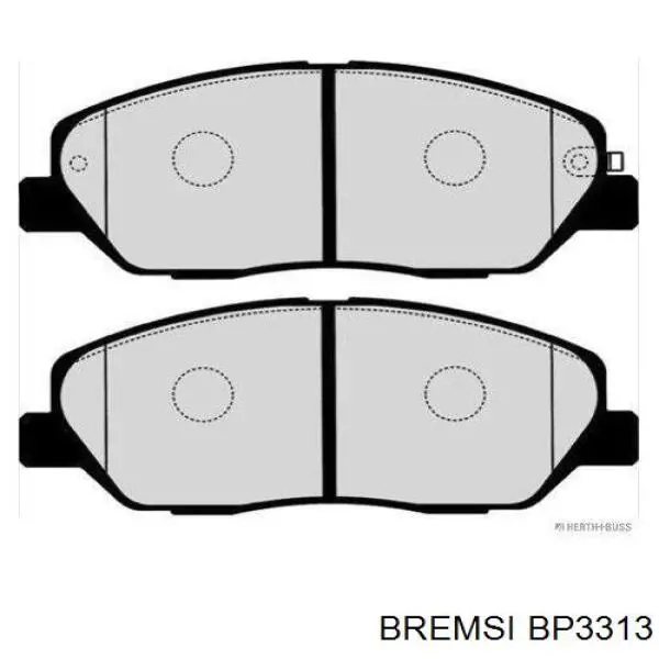 Купить BP3313 Bremsi Колодки тормозные
