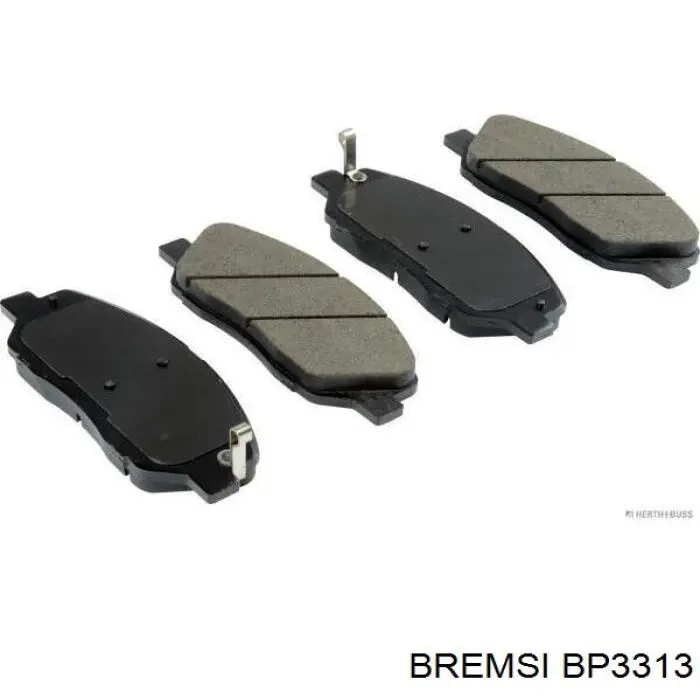 Передние тормозные колодки BP3313 Bremsi