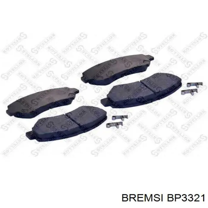 Колодки Bremsi BP3321 цена, от 22.93 USD
