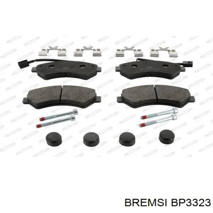 Купить BP3323 Bremsi Колодки тормозные