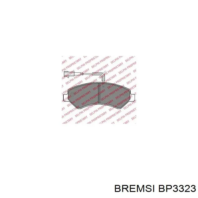 Тормозные колодки Bremsi BP3323