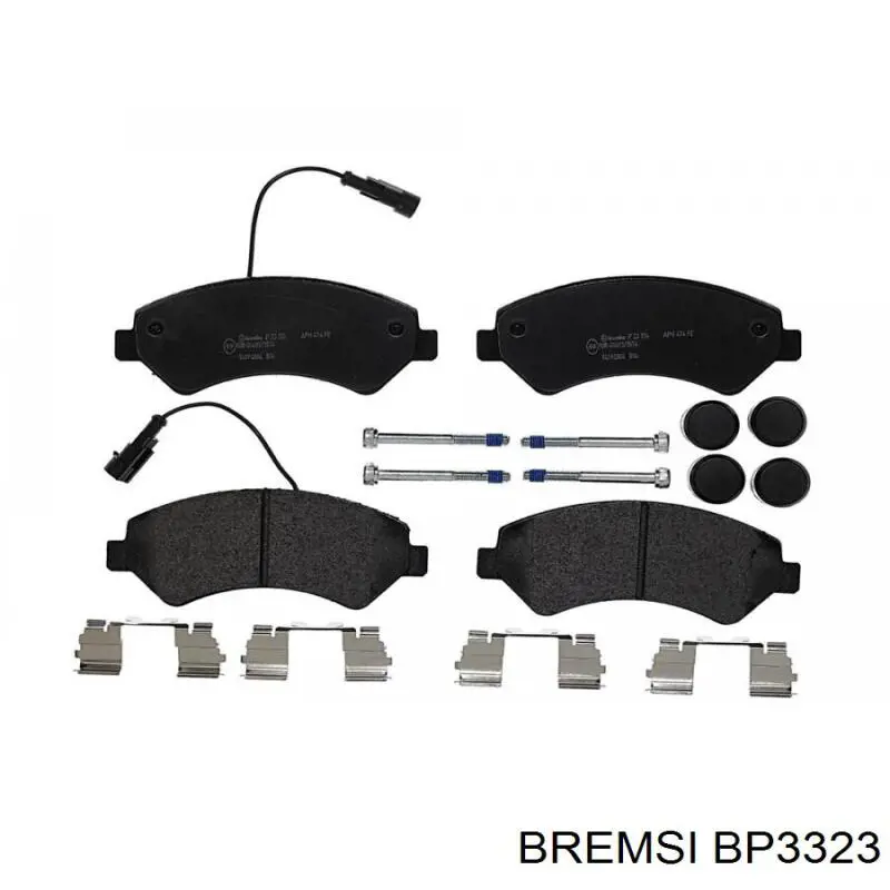 Колодки Bremsi BP3323 цена, от 31.36 USD