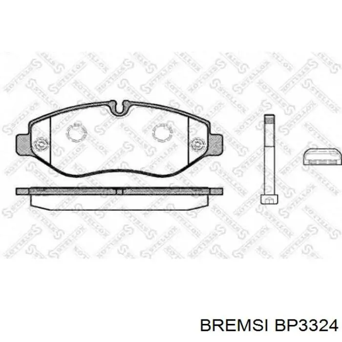 Тормозные колодки Bremsi BP3324