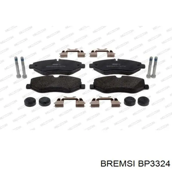 Колодки Bremsi BP3324 цена, от 26.29 USD