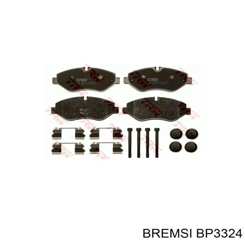 BP3324 Bremsi Колодки передние