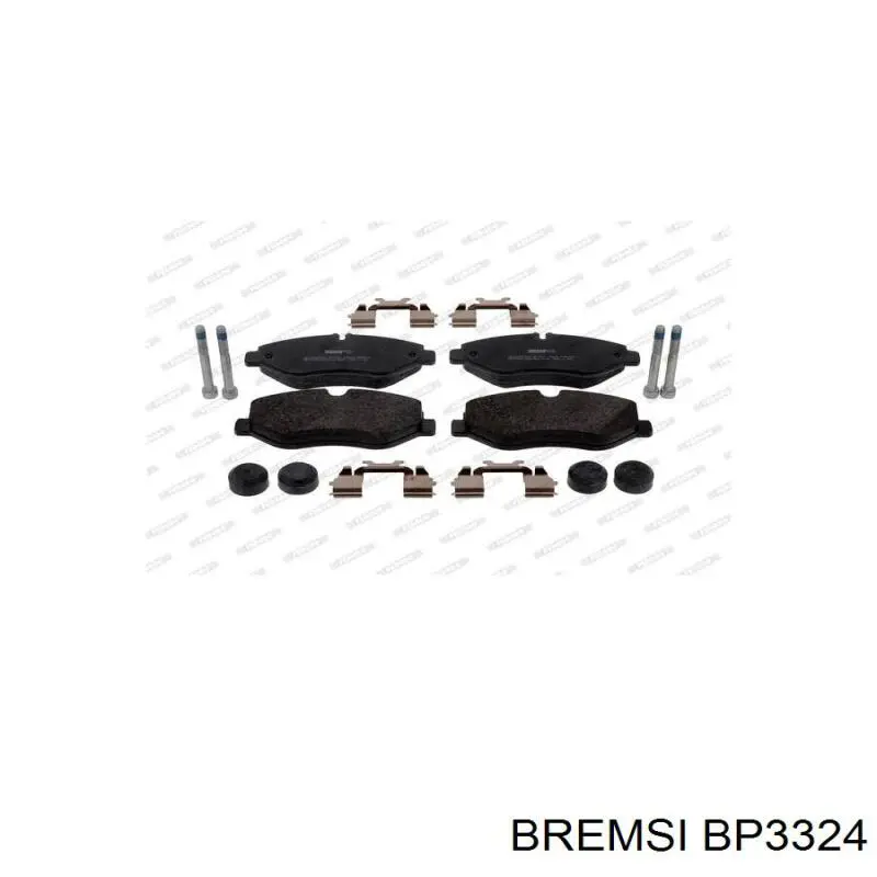 Колодки Bremsi BP3324 цена, от 26.29 USD