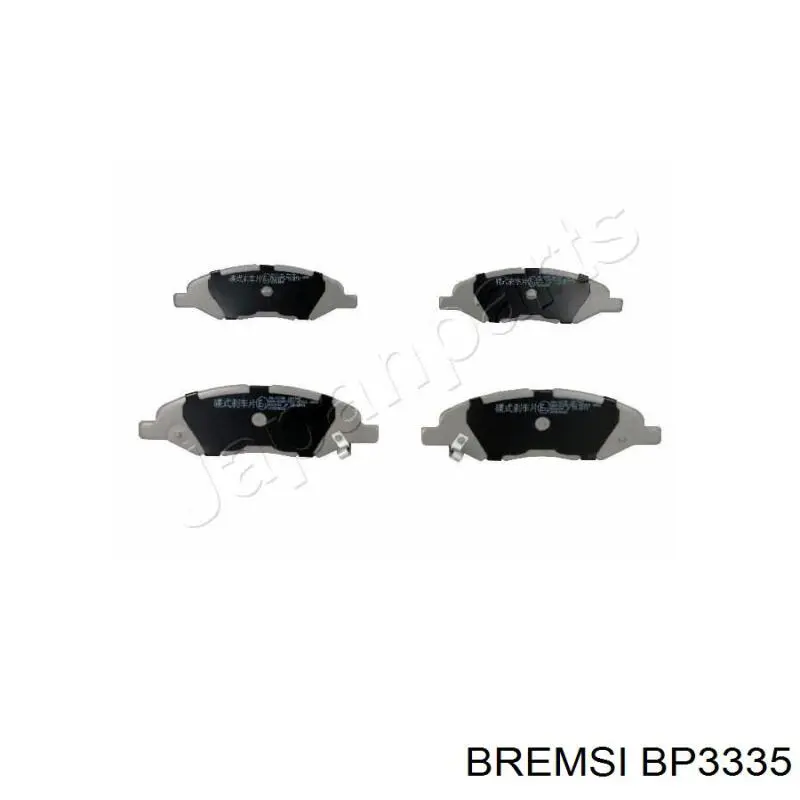 Передние тормозные колодки BP3335 Bremsi