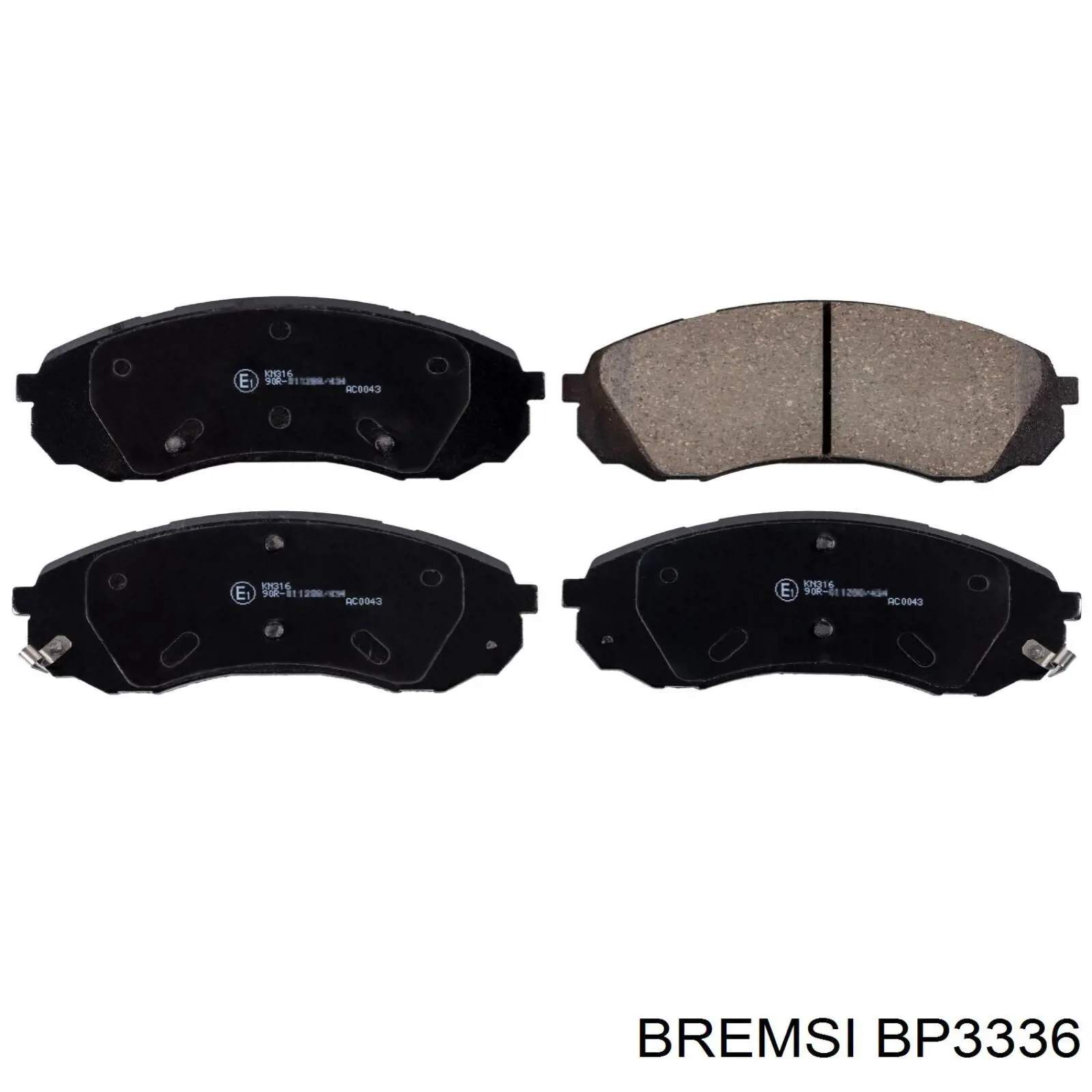 Колодки Bremsi BP3336 цена, от 29.28 USD