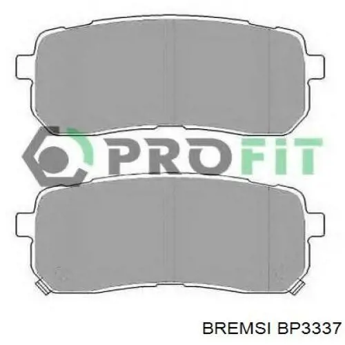 Задние дисковые колодки Bremsi BP3337