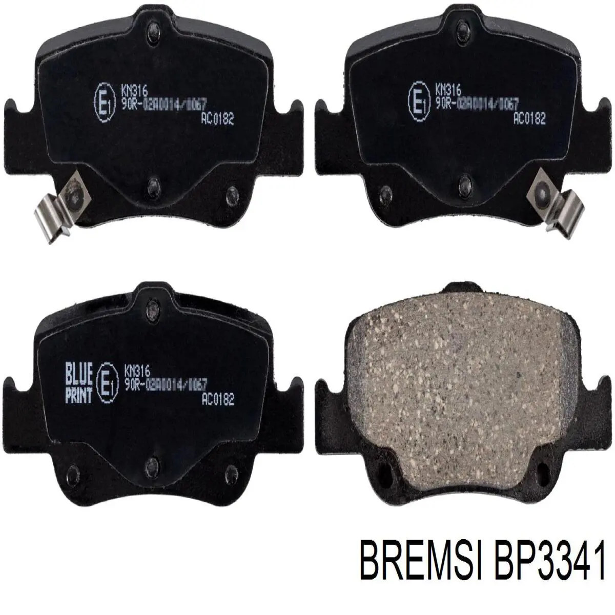 Колодки дисковые  Bremsi BP3341 цена, от 16.10 USD