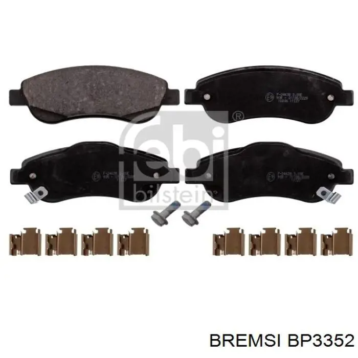 Тормозные колодки Bremsi BP3352