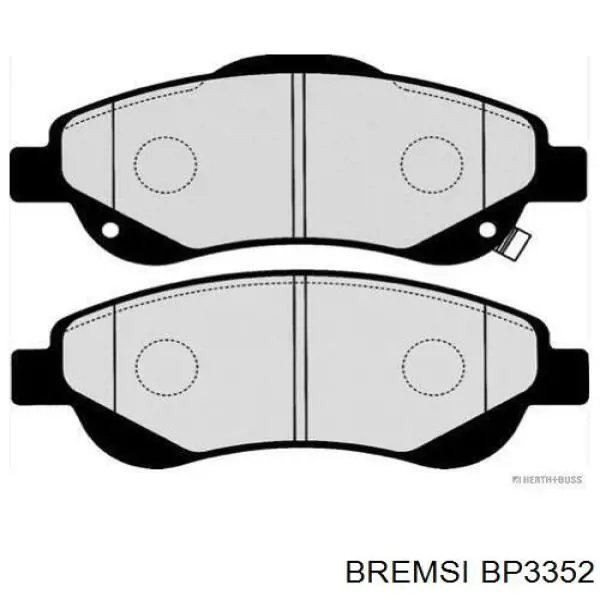 BP3352 Bremsi Колодки передние