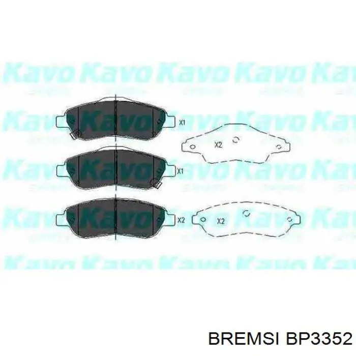 Колодки Bremsi BP3352 цена, от 24.17 USD