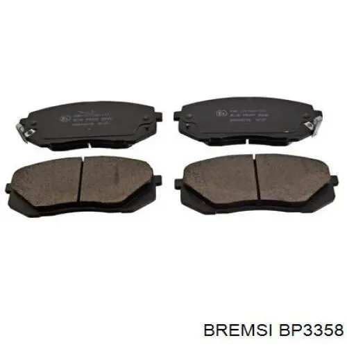 Передние тормозные колодки BP3358 Bremsi
