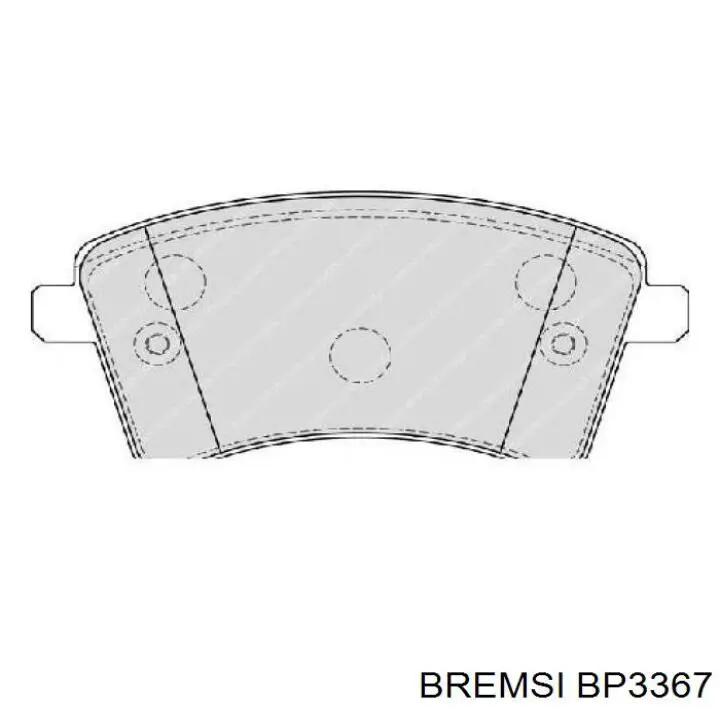 Колодки Bremsi BP3367 цена, от 18.96 USD