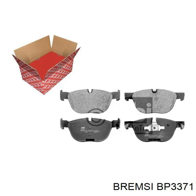 Колодки Bremsi BP3371 цена, от 30.65 USD
