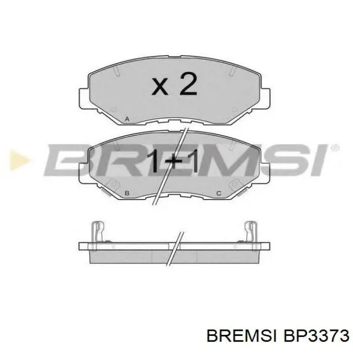 Тормозные колодки Bremsi BP3373