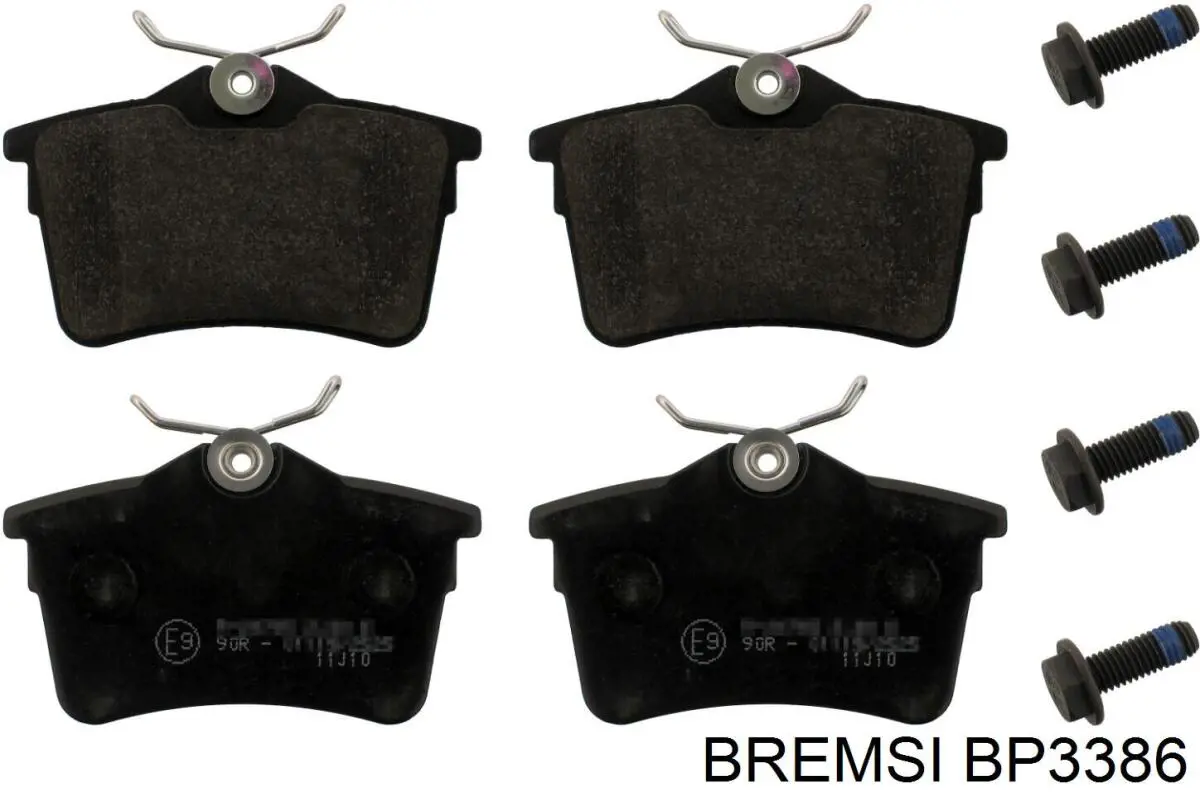 Колодки дисковые  Bremsi BP3386 цена, от 15.59 USD