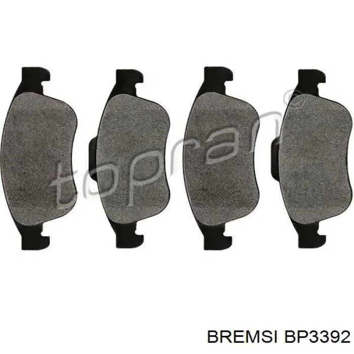 Колодки Bremsi BP3392 цена, от 22.09 USD