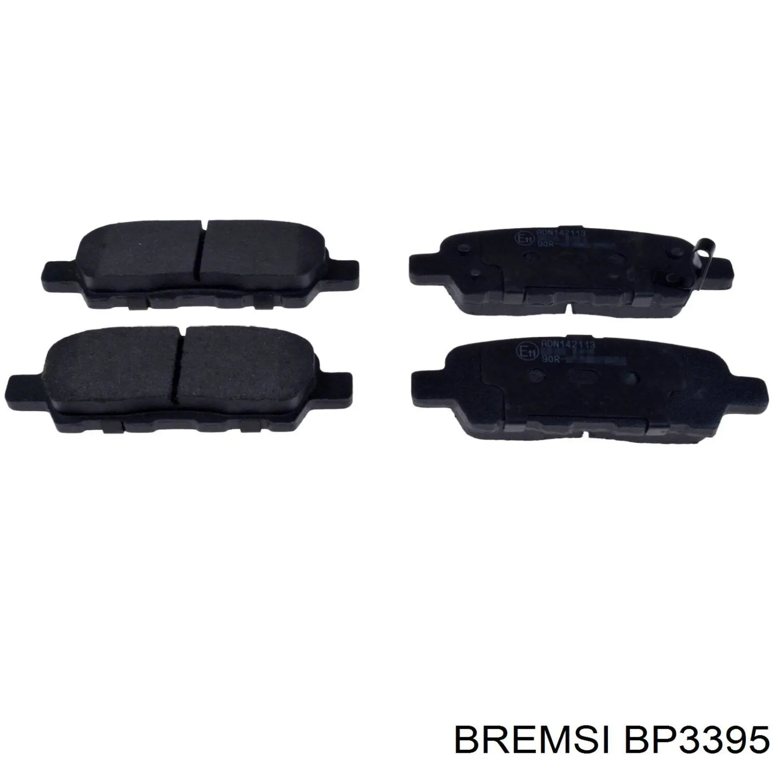 Колодки дисковые  Bremsi BP3395 цена, от 16.08 USD