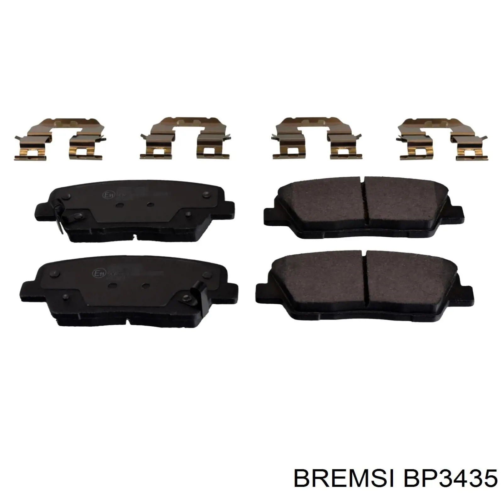 Колодки дисковые  Bremsi BP3435 цена, от 17.43 USD