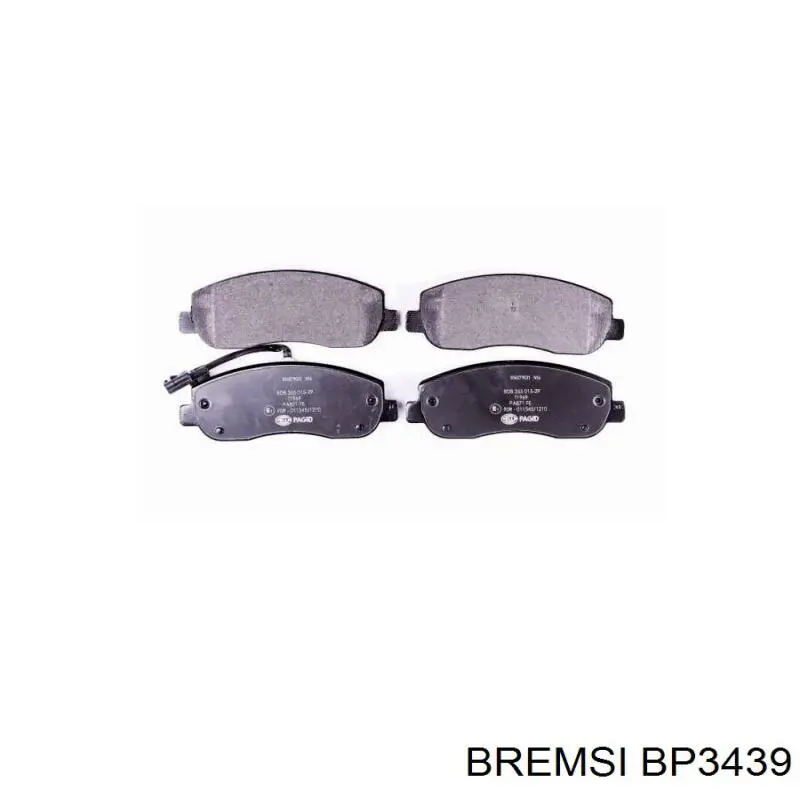 Колодки Bremsi BP3439 цена, от 24.86 USD