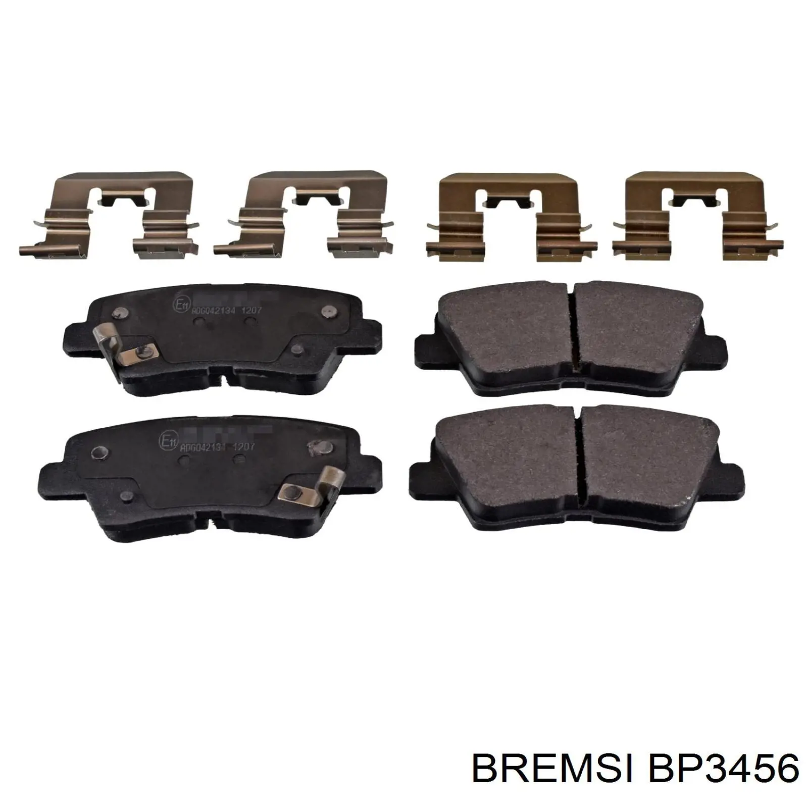 Колодки дисковые  Bremsi BP3456 цена, от 17.15 USD